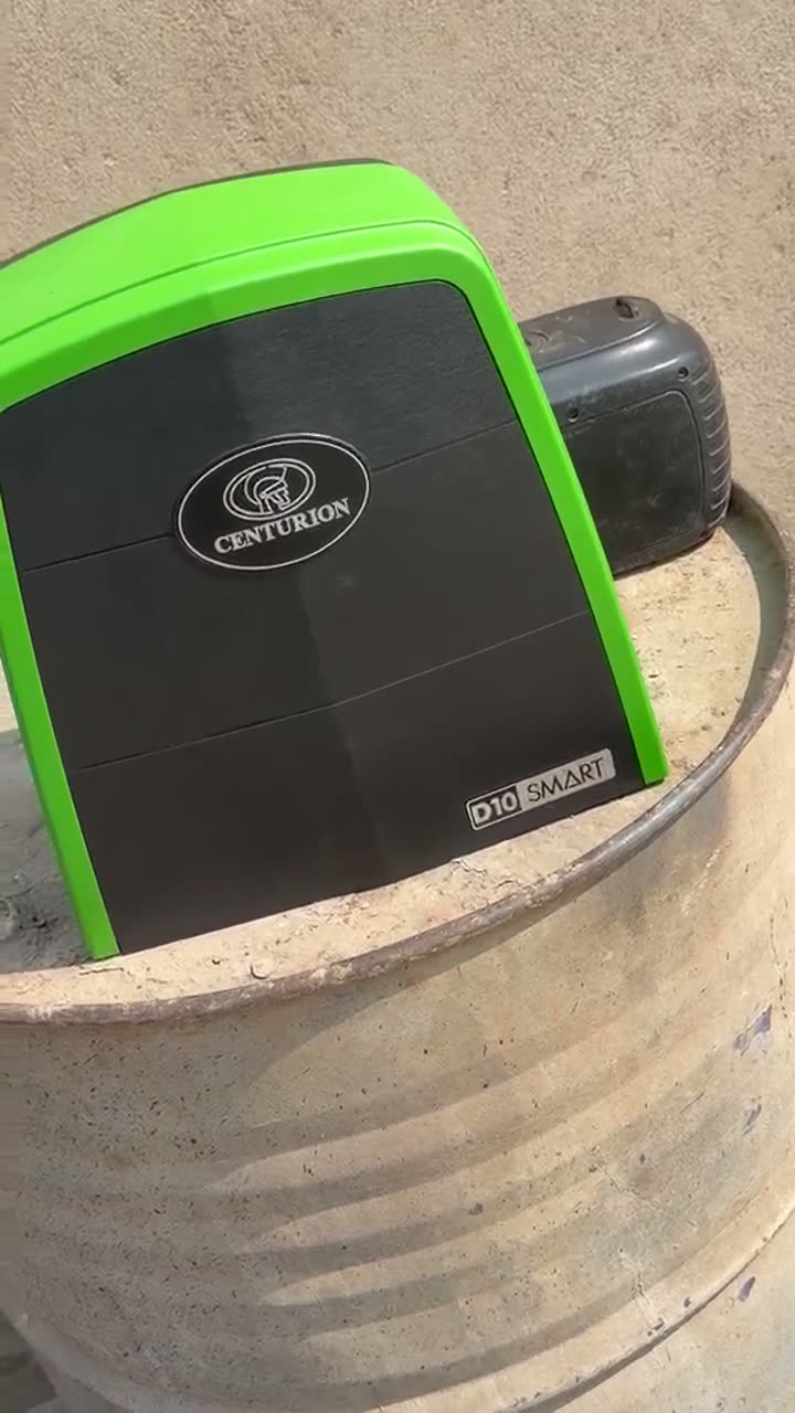 Close-up of a Centurion D10 Smart gate motor